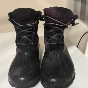 Sperry Women's Black Ankle Boots